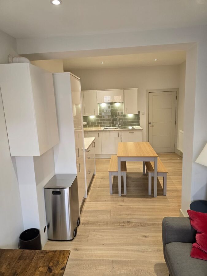 Interior of a refurbished UK house prepared to the Decent Homes Standard