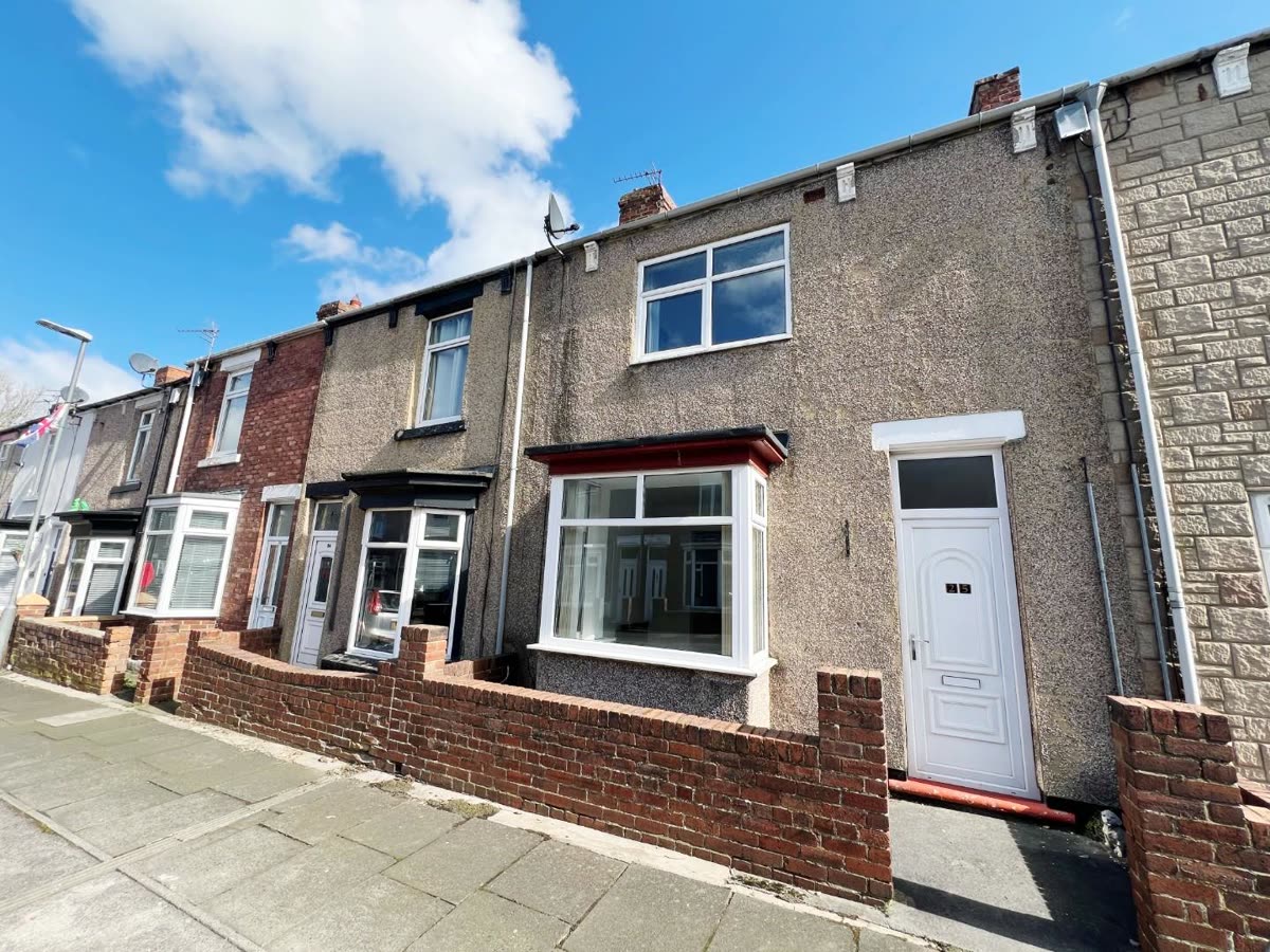 Lanark Terrace, Ferryhill — a refurbished 2-bedroom mid-terrace held as transitional housing